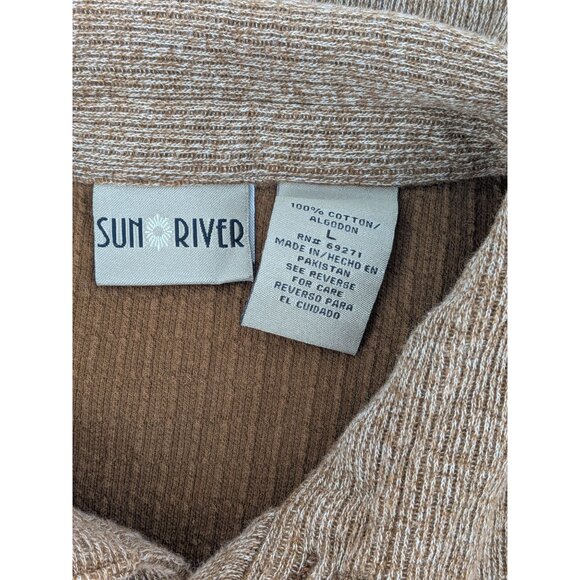 Vintage Polo Sweater Men Size L Cable Knit Textured Neutral Heritage 90s Preppy - Picture 8 of 10